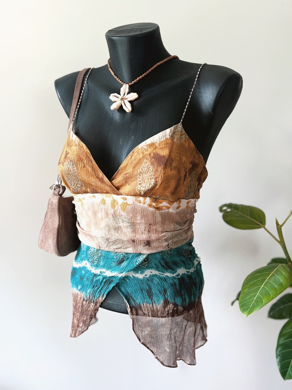 2002 Vintage Marciano | 100% Silk Handkerchief Cami